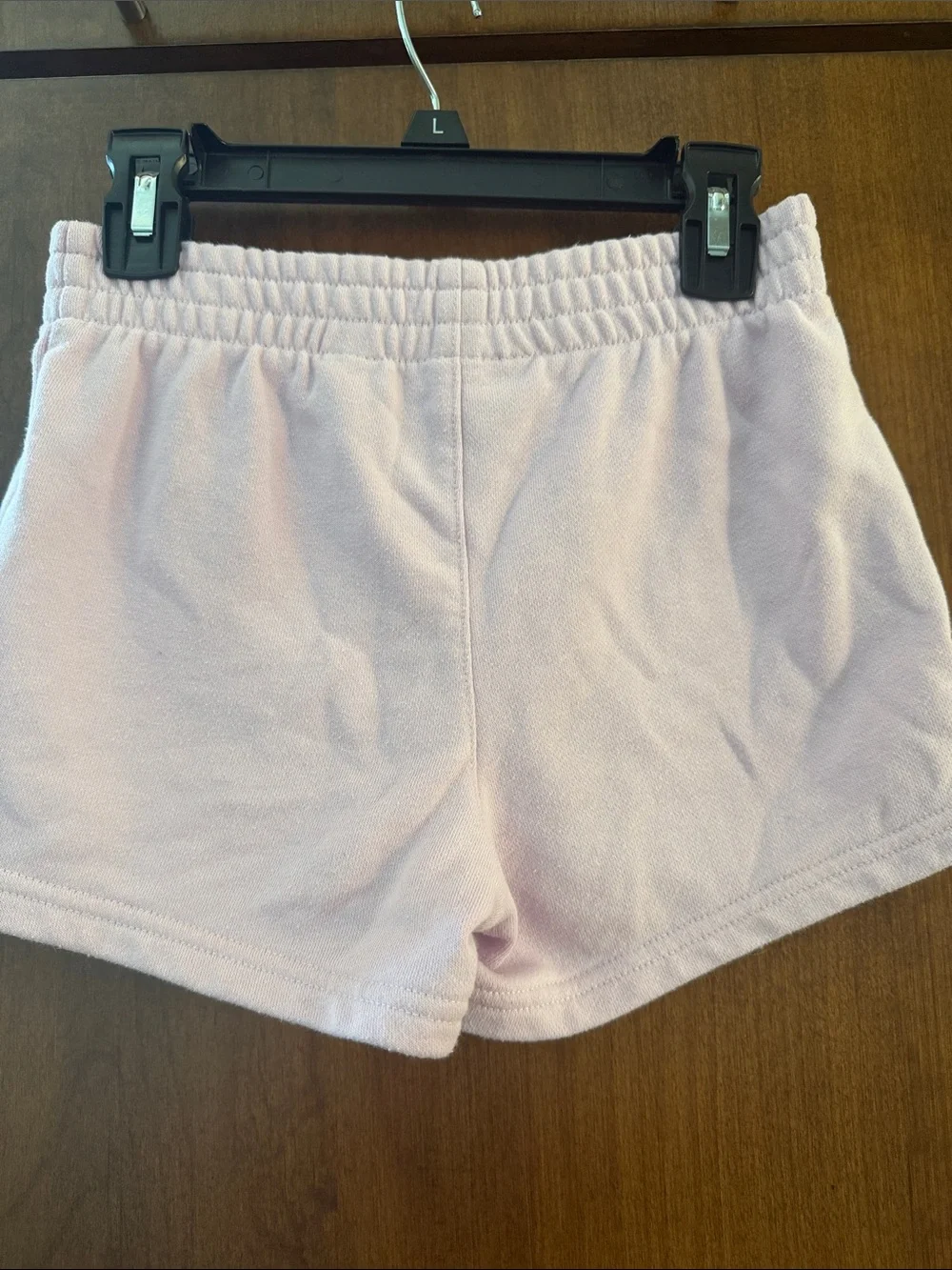 Converse Girls Pale Pink Terry Athletic Shorts